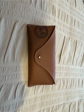Ray-Ban Brown Foldover Sunglasses Case